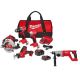 Milwaukee M18 18-Volt Lithium-Ion Brushless Cordless Combo Kit (4-Tool) with 2-Batteries, 1-Charger and Tool Bag