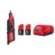 Milwaukee M12 12V Lithium-Ion Cordless Rotary Tool with M12 Compact 2.0 Ah Battery (2-Pack) Starter Kit and Charger