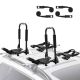 VEVOR Kayak Roof Rack 2 Pairs J-Bar Soft Roof Rack Quick Folding Top Mount Tie Down Carrier for kayak Surf Board, 2 Kayaks