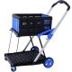 Collapsible Utility Cart Multi Use Functional Shopping Carts 2-Tier with Baskets Carrito Para Supermercado Con Ruedas ccaarr0-2