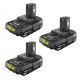RYOBI ONE+ 18V Lithium-Ion 2.0 Ah Compact Battery (3-Pack)