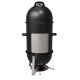 GASONE 18 in. Vertical Smoker Heavy-Duty Charcoal Smoker in Black with 1 Access Door