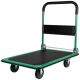 660 lbs. Steel Truck Hand Flatbed Cart Dolly Folding Moving Push Heavy-Duty Rolling Truck in Green 1640-7