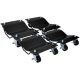 Tatayosi 4 Tire Car Dolly, Heavy-Duty Wheel Dolly, 6000 lbs. Capacity, Black P-DJ-136667