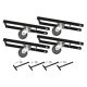 BENDPAK Portable Wheel Kit, Fits HD-7 and HD-9 Series Four-Post Lifts, Set of 4