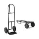 ANGELES HOME 660 lb. P-Handle Sack Hand Truck with 10 in. Wheels and Foldable Load Area -Black 100TH8CK50DK