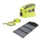 RYOBI 150-Watt Push Start Power Source and Charger for ONE+ 18-Volt Battery with 21-Watt Foldable Solar Panel
