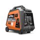 GENMAX 4000-Watt Recoil Start Gasoline Powered Inverter Generator Light-Weight and Quiet With 145cc OHV Engine