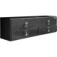 Buyers Products 21 in. x 18 in. x 72 in. Gloss Black Diamond Tread Aluminum Heavy-Duty Flatbed Contractor with Lower Drawers