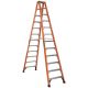 Louisville Ladder 12 ft. Fiberglass 11-Step Twin Step Ladder (16 in. Reach Height), ANSI, Type IAA, 375 lbs. Load Capacity FM1412HD