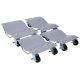 Tatayosi 6000 lbs. Capacity Car Dolly, Heavy-Duty 4 Tire Wheel Dolly, Gray P-DJ-136665