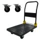 maocao hoom Foldable Platform Push Hand Truck Cart, 440 lbs. Weight Capacity, 2 Swivel Brake Wheels CXY-P210396
