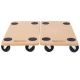 Tidoin 2-Piece 500 lb. Heavy Duty Moving Dolly with Wheels GH-YDW4-7450