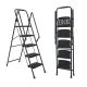 maocao hoom 5 ft. Reach, 5-Step Folding Ladder, with Anti Slip Wide Pedals, Safety Anti Slip Handle, Lightweight Portable Step Stool CXY-CT-FST-T5B