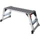maocao hoom Aluminum Platform Non-Slip Folding Work Bench Drywall Stool Ladder 330 lbs. Capacity CXY-P182127