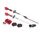 Milwaukee M18 FUEL 18V Pole Articulating Hedge Trimmer w/ 8 in. Straight Shaft Edger, (2) 8.0 Ah FORGE Battery, Dual Rapid Charger 3012-20-3011-20-48-59-1888