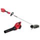 Milwaukee M18 FUEL 18V 8 in. Brushless Cordless Battery Powered Straight Shaft Lawn Edger with M18 FUEL Blower (2-Tool) 3011-20-3017-20