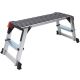 1.6 ft. Aluminum Non-Slip Step Ladder Portable Bench 8 ft. Reach Folding Platform Step Stool 330 lbs. Capacity io-65
