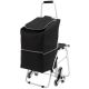 SVOPES Stair climbing cart, hand truck，220 lbs. load capacity, foldable cart w/ waterproof bag & seat,wheels and padded handle GWSPLC75KGPP60JY4V0-823