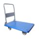 Kahomvis 660 lb. Capacity Heavy Duty Collapsible Swivel Cart Push Hand Truck Foldable Dolly for Moving, Warehouse QDF-LKW2-407