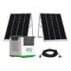 NATURE'S GENERATOR Lithium 3600-Power Add On Bundle featuring a 3600-Watt Lithium Push Button Start Power Pod and 2 100-Watt Solar Panels NGL36PA