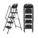 maocao hoom 4.5 ft. Reach, 4-Step Foldable Multi-Purpose Light Weight Ladder with Wide Anti Slip Pedal, Safety Handle and Tool Bag CXY-T4B-D