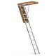 maocao hoom Household Aluminum Attic Ladder 25 in. x 54 in. 350 lbs. Capacity, 7-10 ft. Ceiling Height CXY-P185494