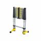 Amucolo 11.5 ft. Aluminium Multi-purpose Telescoping Extension Ladder (15.5 Reach Height), 330 lbs. Load Capacity SEC-CYW2-438