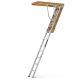 WRIGHTMASTER 7.7 ft.-10.3 ft., 25 in. x 54 in. Telescoping Aluminum Attic Ladder, 375 lbs. Load Capacity YKJW85494