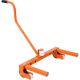 Tidoin Orange 330 lb. Load Capacity Adjustable Heavy Duty Wheel Dolly GH-YDW4-5351