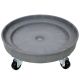 900 lbs. Capacity 30-55 gal. Heavy Duty Plastic Drum Dolly Durable Drum Cart Barrel Dolly with 5-Swivel Casters Wheels io-148