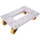 800 lbs. Capacity Movers Dolly Heavy Duty Furniture Dolly Trolley Cart w/ 3 in. TPU Professional Casters w/ Brake Option io-152