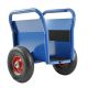 Blue 1000 lb. Capacity Heavy Duty Panel Dolly, Slab Dolly with Solid Rubber Tires All-Terrain Movement for Drywall Sheet io-157