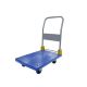 Amucolo 440 lbs. Weight Capacity Blue Foldable Platform Push Hand Truck Cart Dolly Cart Urb-CYW2-0388
