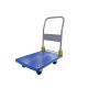 Amucolo 880 lbs. Weight Capacity Blue Foldable Platform Push Hand Truck Cart Dolly Cart Urb-CYW2-0401
