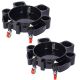 WRIGHTMASTER 250 lbs. Removable Bucket Dolly with 5 Rolling Swivel Casters for Car Wash Professional Detailing, 2-Pieces DJ2200081