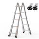 VEVOR Telescoping Ladder a Frame, 16.7 ft. Aluminum Extension Ladder, Portable Collapsible RV Ladder Reach Multi-Position DGNAZXYST51MOO11FV0