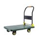 Huluwat Green 880 lb. Capacity D-Handle Foldable Push Hand Truck with 360-Degree Swivel Wheels for Loading and Storage S-1AKC1N2O