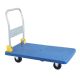 Huluwat Blue 1320 lb. D-Handle Foldable Push Hand Truck with 360-Degree Swivel Wheels for Loading and Storage S-54NYSRCL