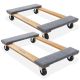 660 lb. Load Capacity 18 in. x 30 in. Furniture Moving Dolly with Swivel Casters - 2 Pack DOLLY-W3018_2.