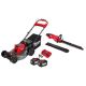 Milwaukee M18 FUEL 18V 21 in. Brushless Cordless Dual Battery Self-Propelled Mower w/ Hedge Trimmer, (2) 12.0 Ah Battery, Charger 2823-22HD-3033-20