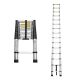 14.5 ft. Aluminum Alloy Heavy Duty Telescoping Extension Ladder, Folding Portable Multi-Purpose Ladder 300 lbs. Load io-208