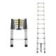 Tidoin 10.5 ft. Aluminum Extension Ladder (14.5 ft. Reach Height) with 300 lbs. Load Capacity Ladder-YD-028