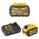 DEWALT FLEXVOLT 20V/60V MAX Lithium-Ion 12.0Ah Battery Pack, 6.0Ah Battery Pack and 6 Amp Output Charger DCB612WDCB606C