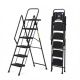 Miscool Anky 5-Step 10 ft. Reach Height Iron Step Stool 500 lb. Load Capacity LADHD1057603