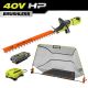 RYOBI 40V HP Brushless 26 in. Cordless Battery Hedge Trimmer with Debris Collector and 2.0 Ah Battery and Charger RY40640-A54HG01