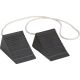 Ironton 2-Pk. of Compact Wheel Chocks, Solid Rubber, Model# RWC07-NT