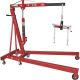 Strongway Hydraulic Engine Hoist/Shop Crane with Load Leveler, 2-Ton Capacity, 1in.-82 5/8in. Lift Range
