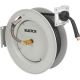 Klutch Auto-Rewind Air Hose Reel, with 3/8in. x 50ft. Hybrid Polymer Hose, 300 Max. PSI