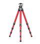 Leofoto LS-284C Athena Series Carbon Fiber Tripod with LH-30 Ball Head (Red)